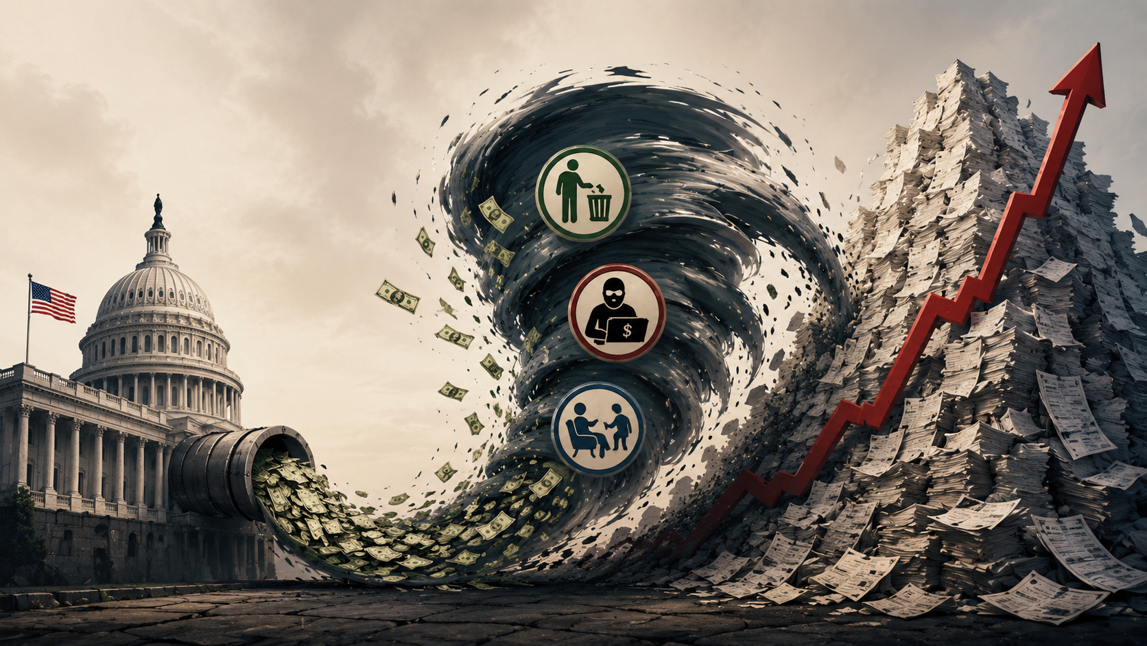 Welfare Waste, Fraud & Deficit Spiral